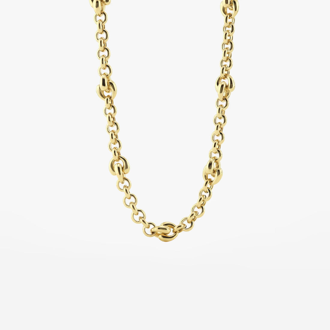 Minimalist Gold Chain Link Necklace