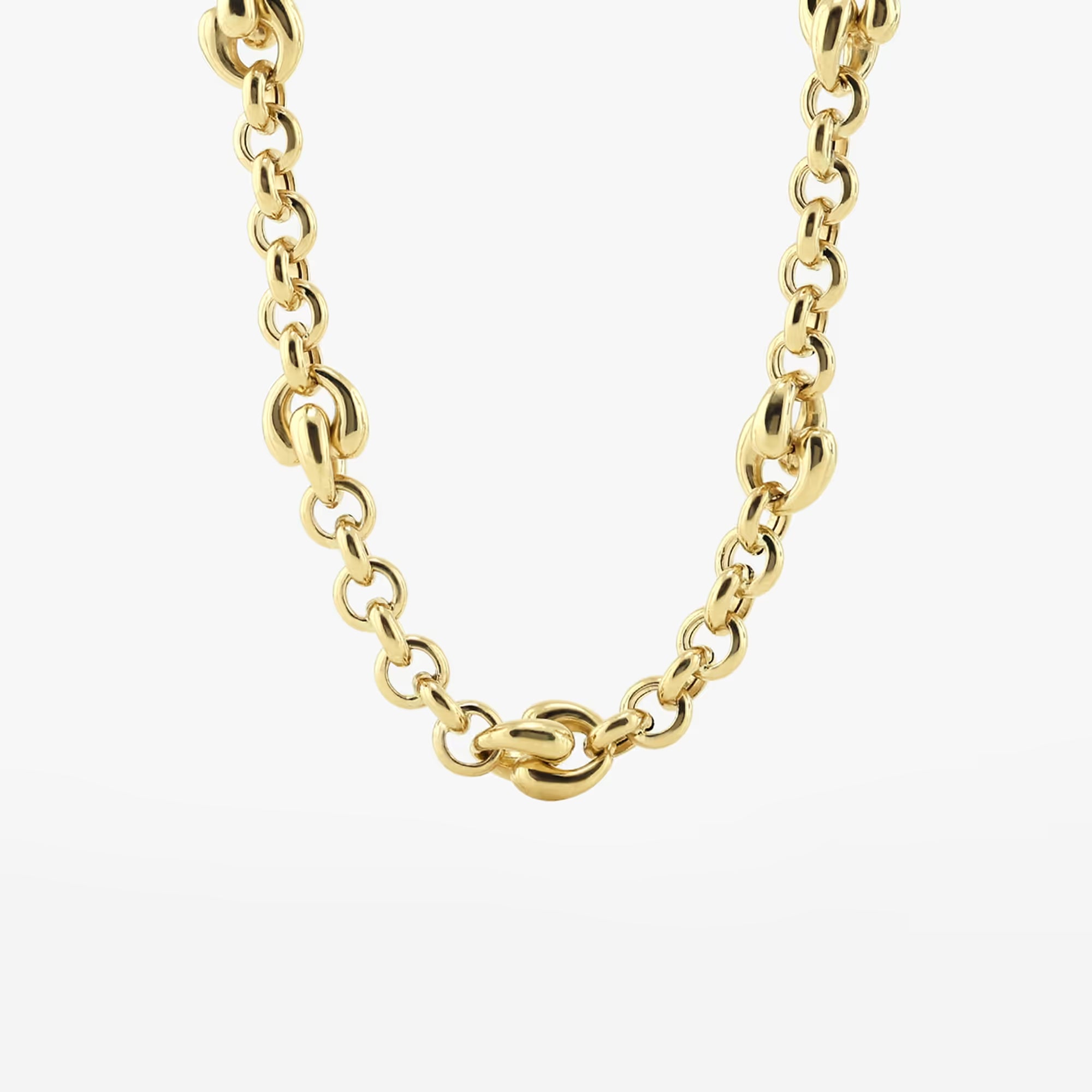 Minimalist Gold Chain Link Necklace