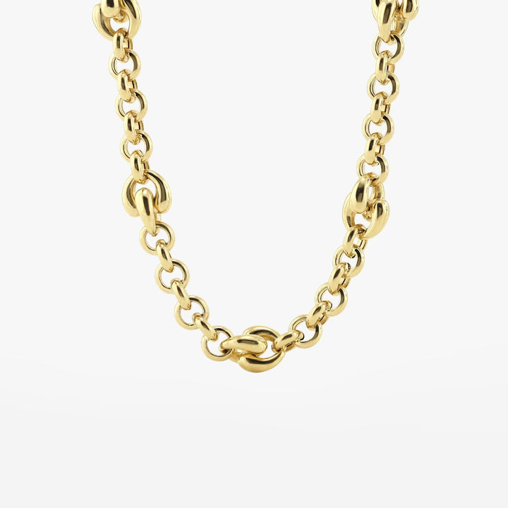 Minimalist Gold Chain Link Necklace
