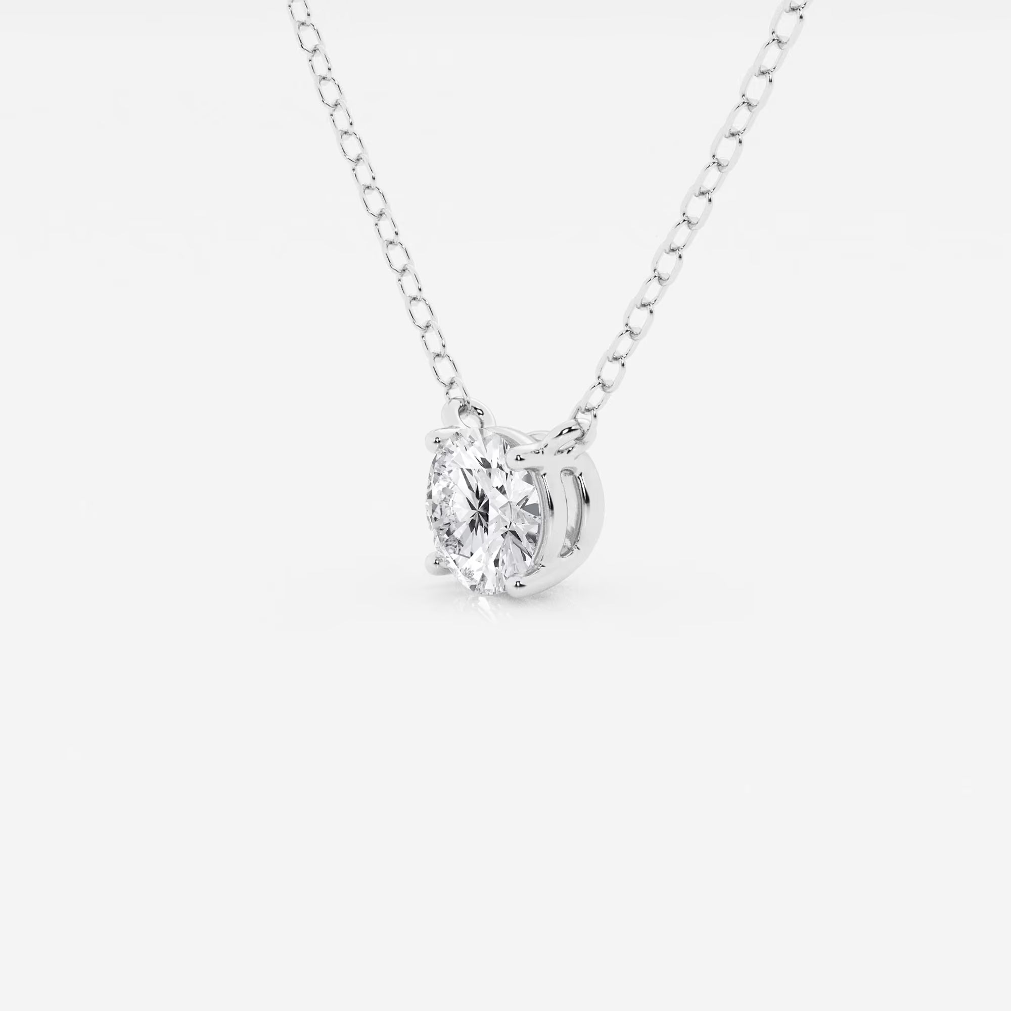 Celeste Round Lab Grown Diamond Solitaire Pendant