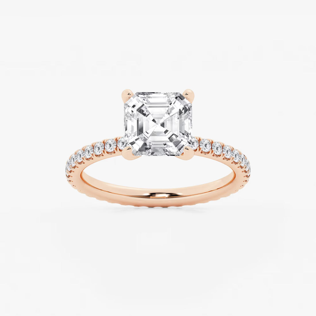 Infinity Princess Lab Grown Diamond Eternity Engagement Ring