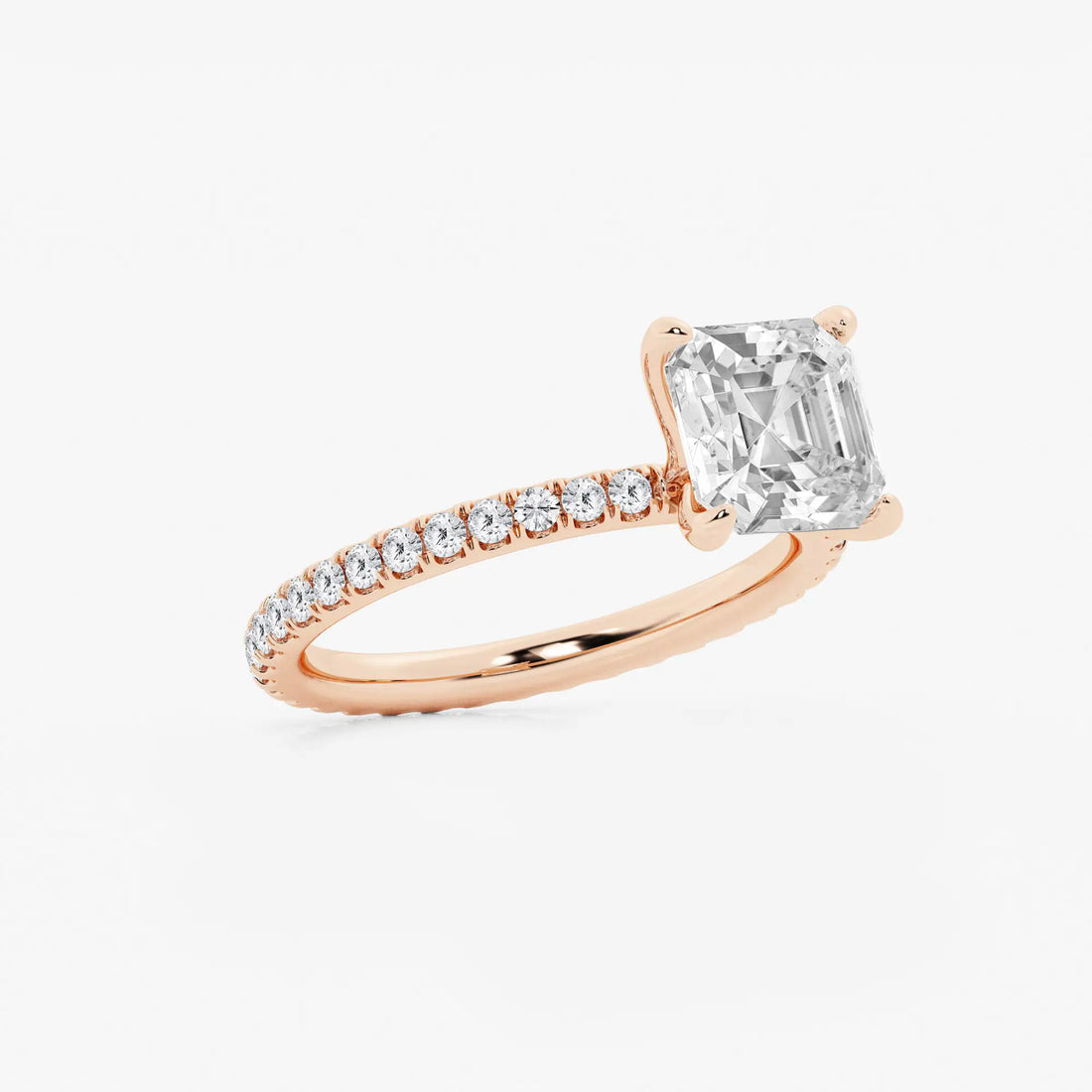 Infinity Princess Lab Grown Diamond Eternity Engagement Ring