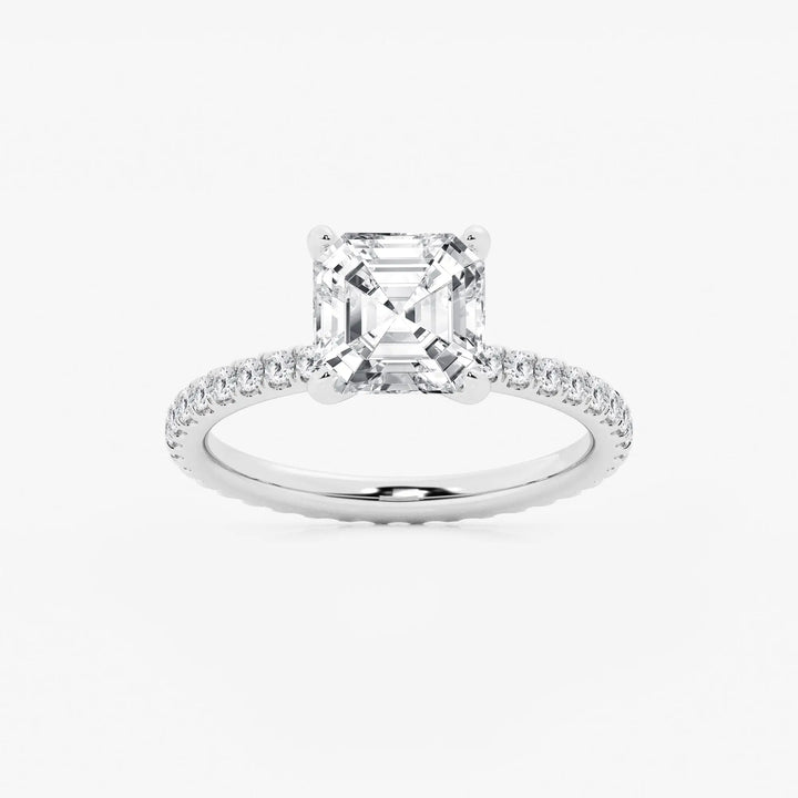 Celestia Princess Lab Grown Diamond Eternity Engagement Ring