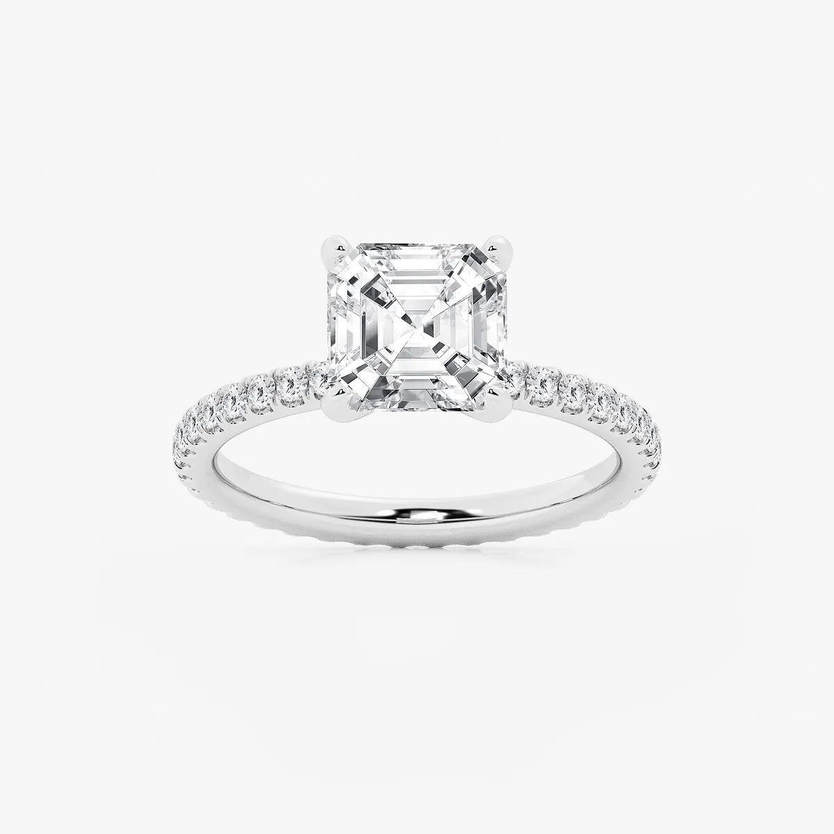 Celestia Princess Lab Grown Diamond Eternity Engagement Ring
