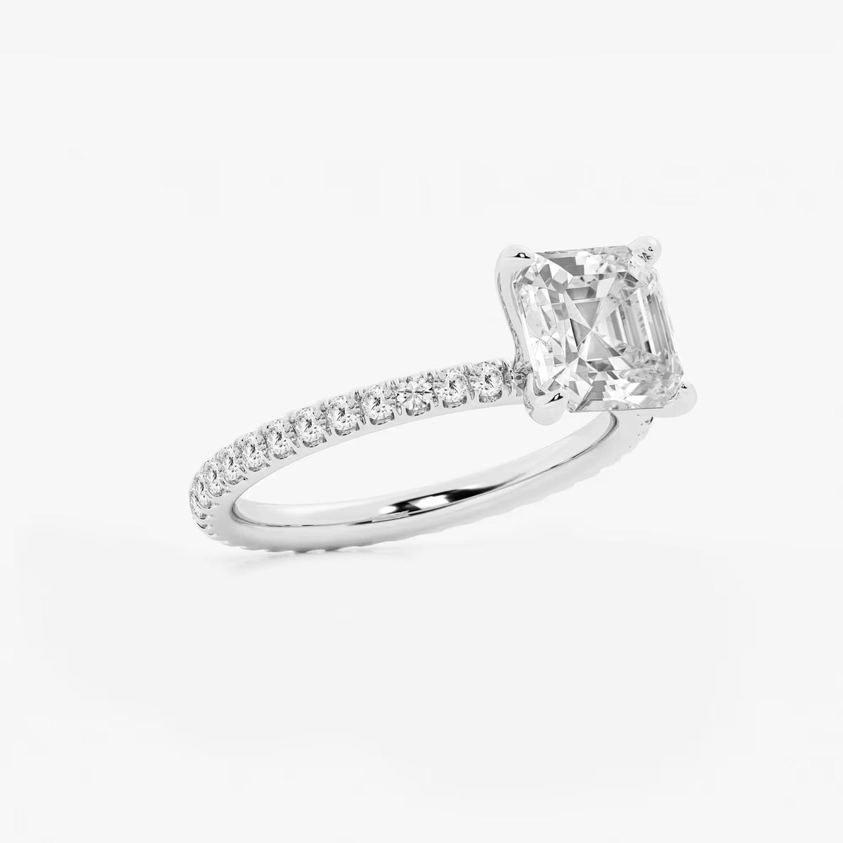 Celestia Princess Lab Grown Diamond Eternity Engagement Ring