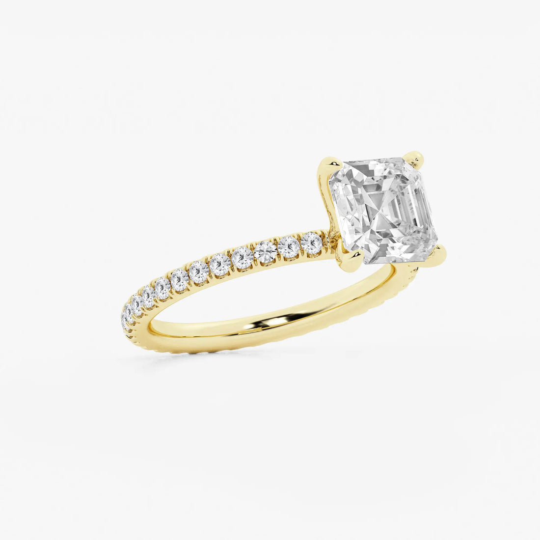 Celestia Princess Lab Grown Diamond Eternity Engagement Ring