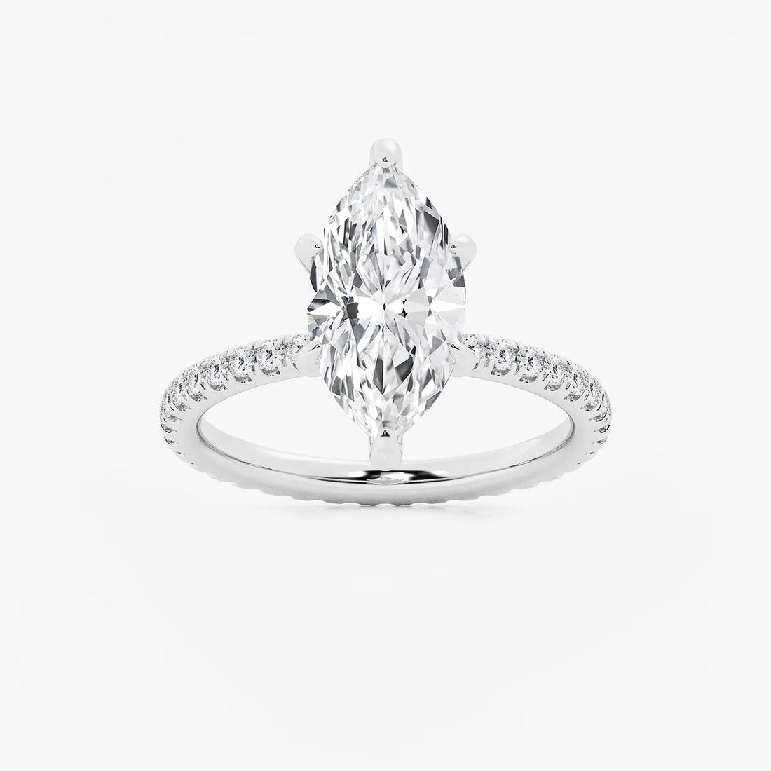 Celestia Marquise Lab-Grown Diamond Eternity Engagement Ring