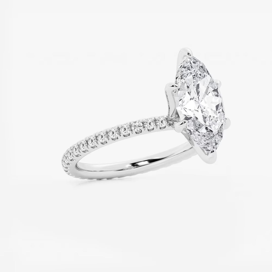 Celestia Marquise Lab-Grown Diamond Eternity Engagement Ring