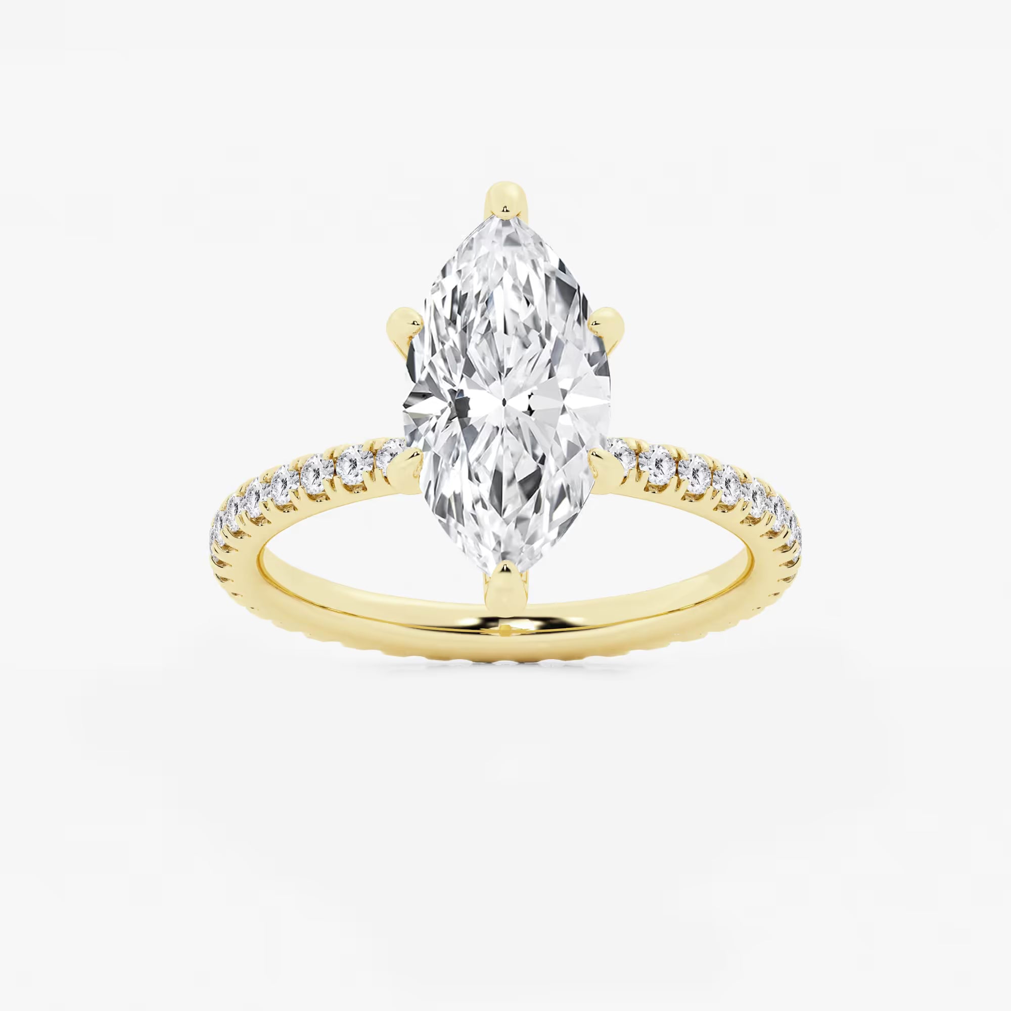 Celestia Marquise Lab-Grown Diamond Eternity Engagement Ring