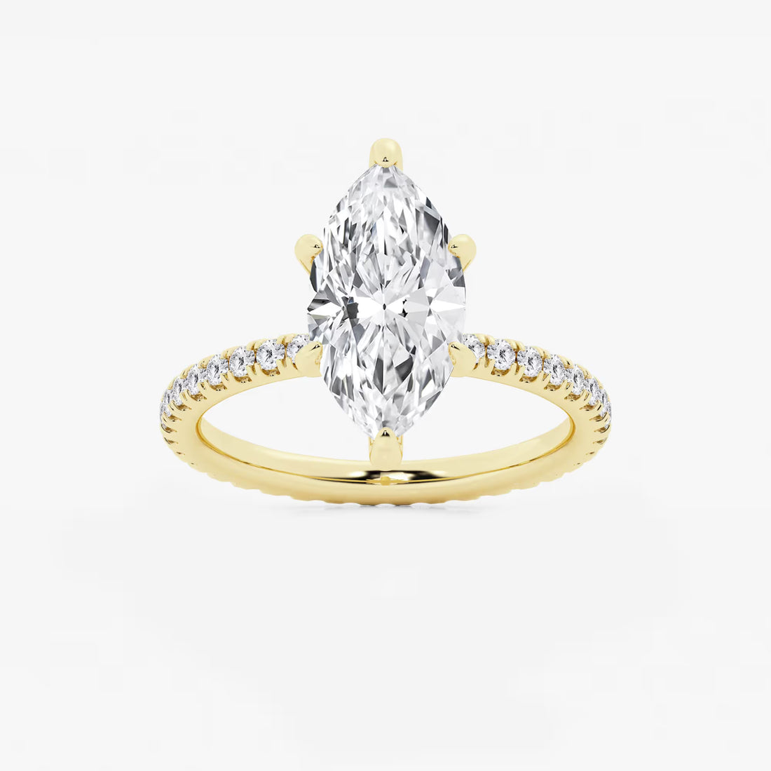 Celestia Marquise Lab-Grown Diamond Eternity Engagement Ring