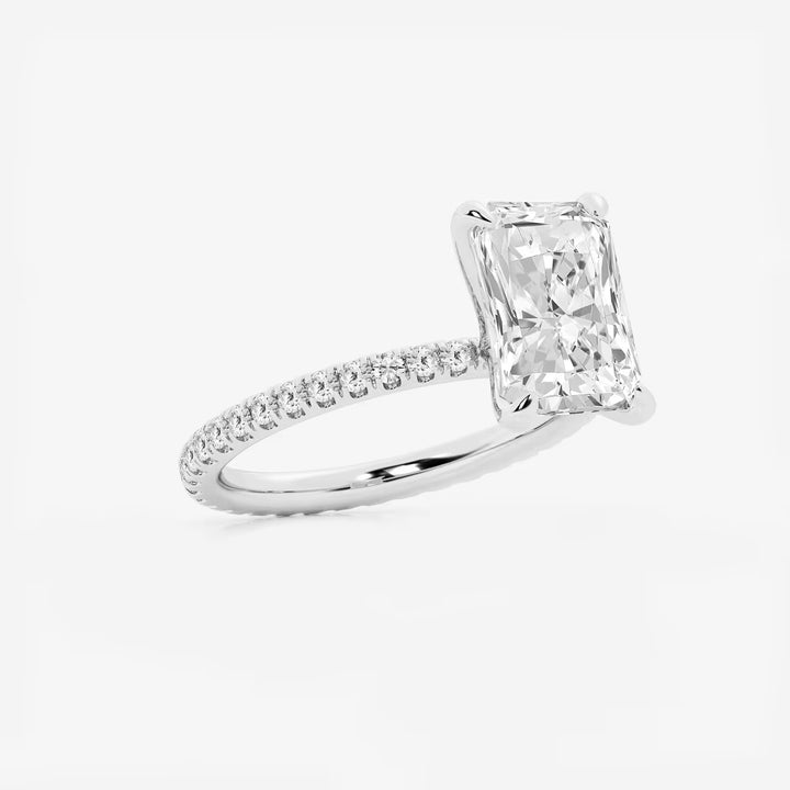 Eterna Radiant Cut Lab-Grown Diamond Full Eternity Engagement Ring