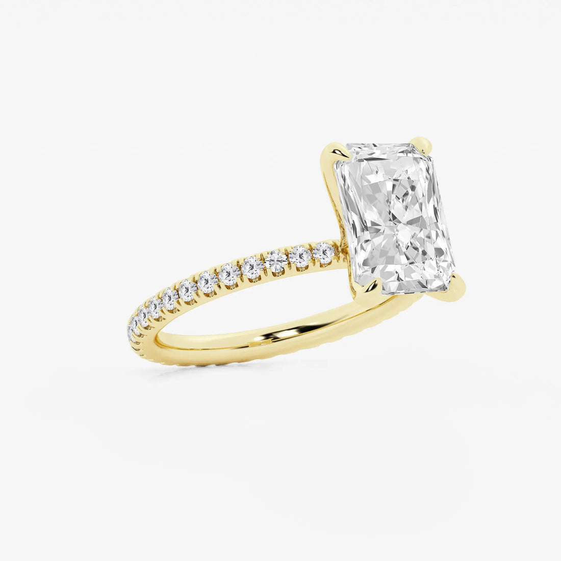 Eterna Radiant Cut Lab-Grown Diamond Full Eternity Engagement Ring