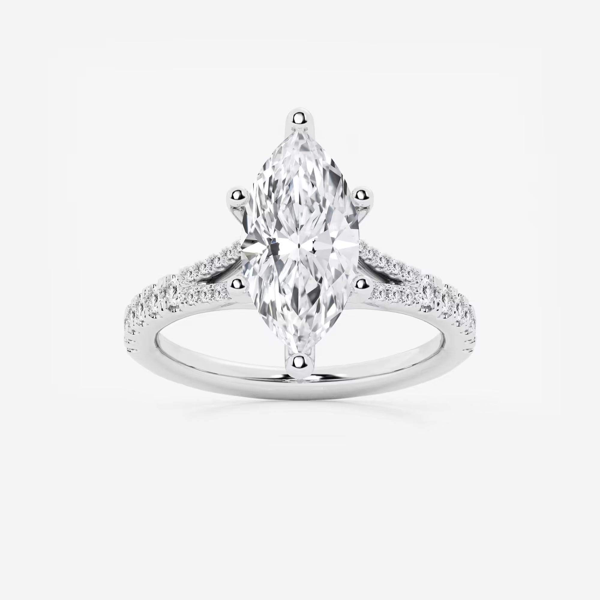 Seraphine Marquise Lab-Grown Diamond Split Shank Engagement Ring