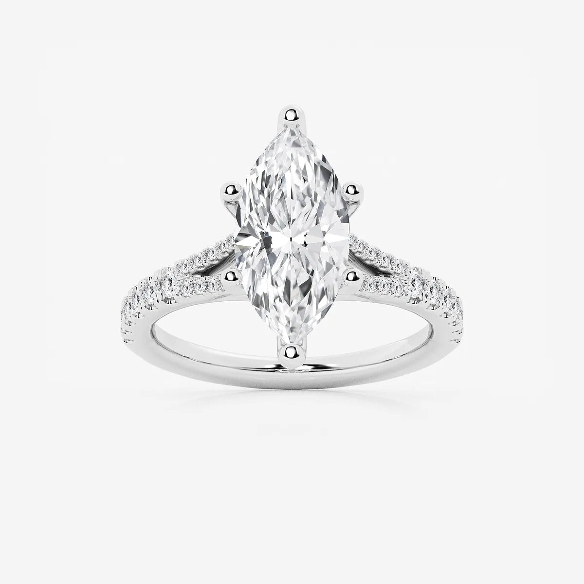 Seraphine Marquise Lab-Grown Diamond Split Shank Engagement Ring