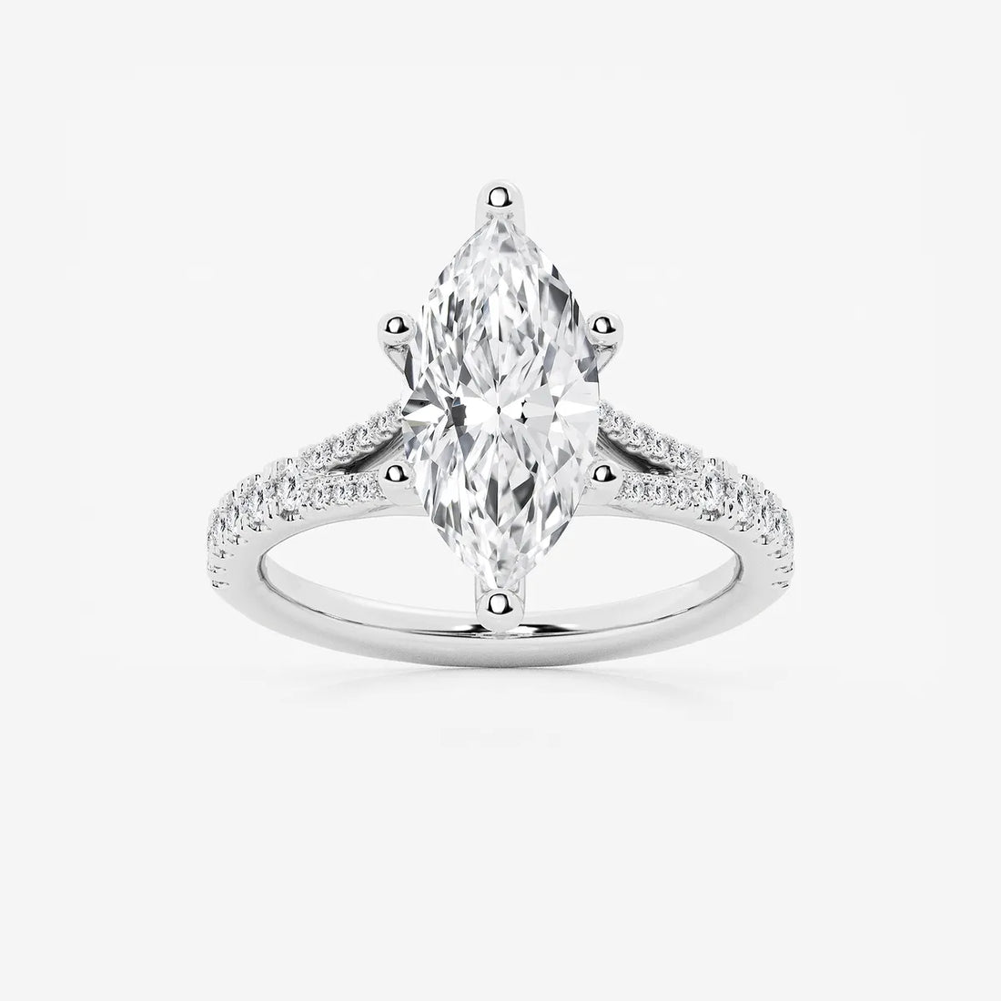 Seraphine Marquise Lab-Grown Diamond Split Shank Engagement Ring