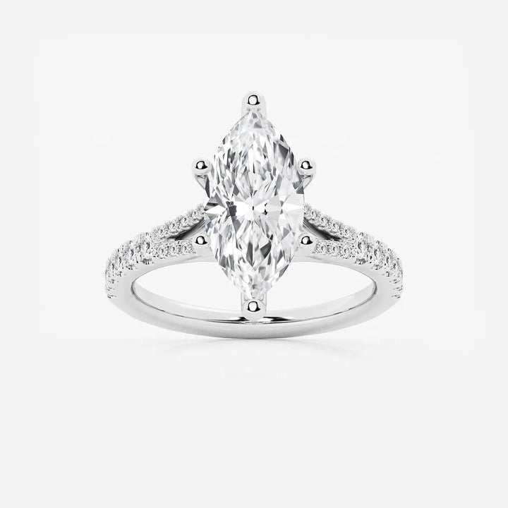 Seraphine Marquise Lab-Grown Diamond Split Shank Engagement Ring