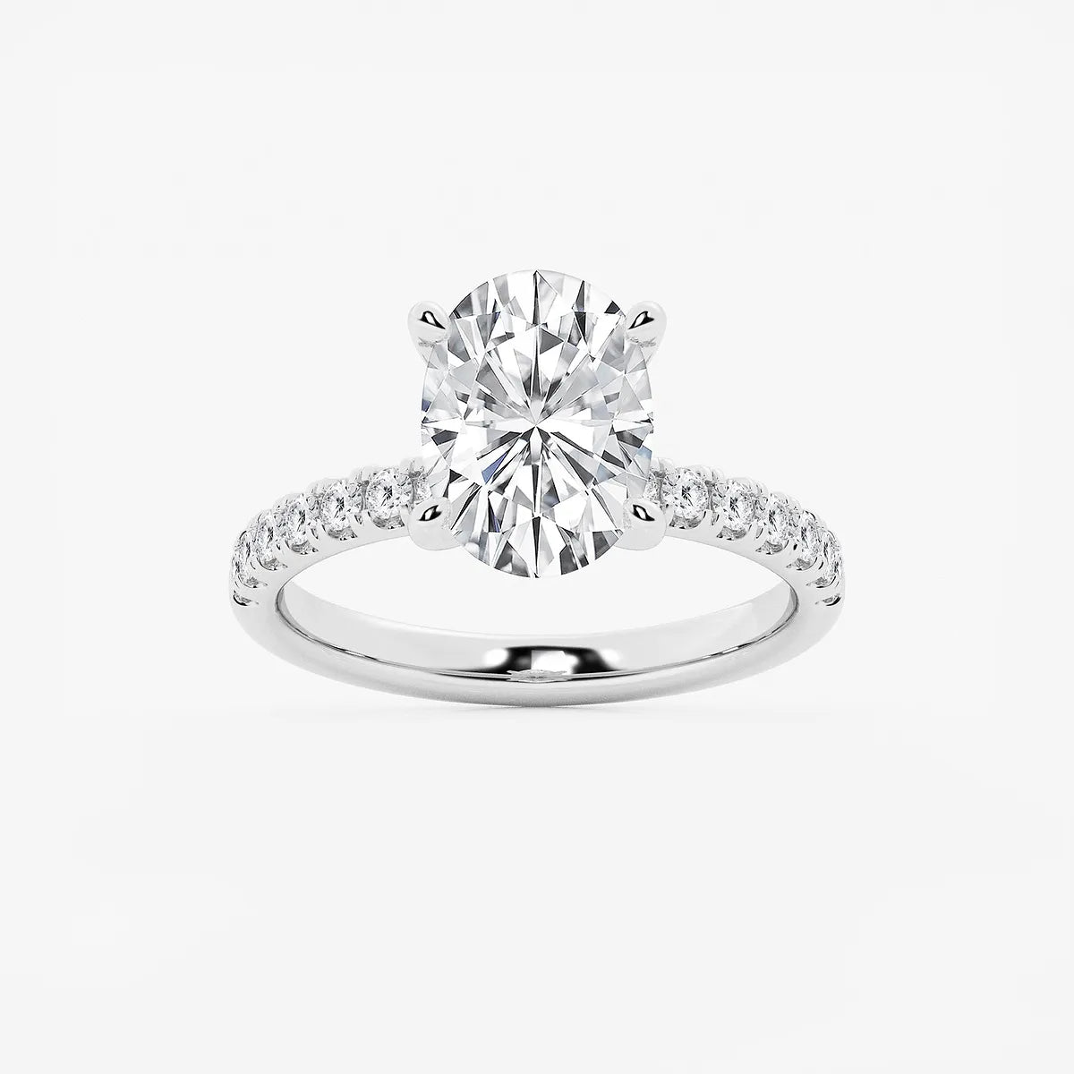 Oval Cut Solitaire Engagement Ring