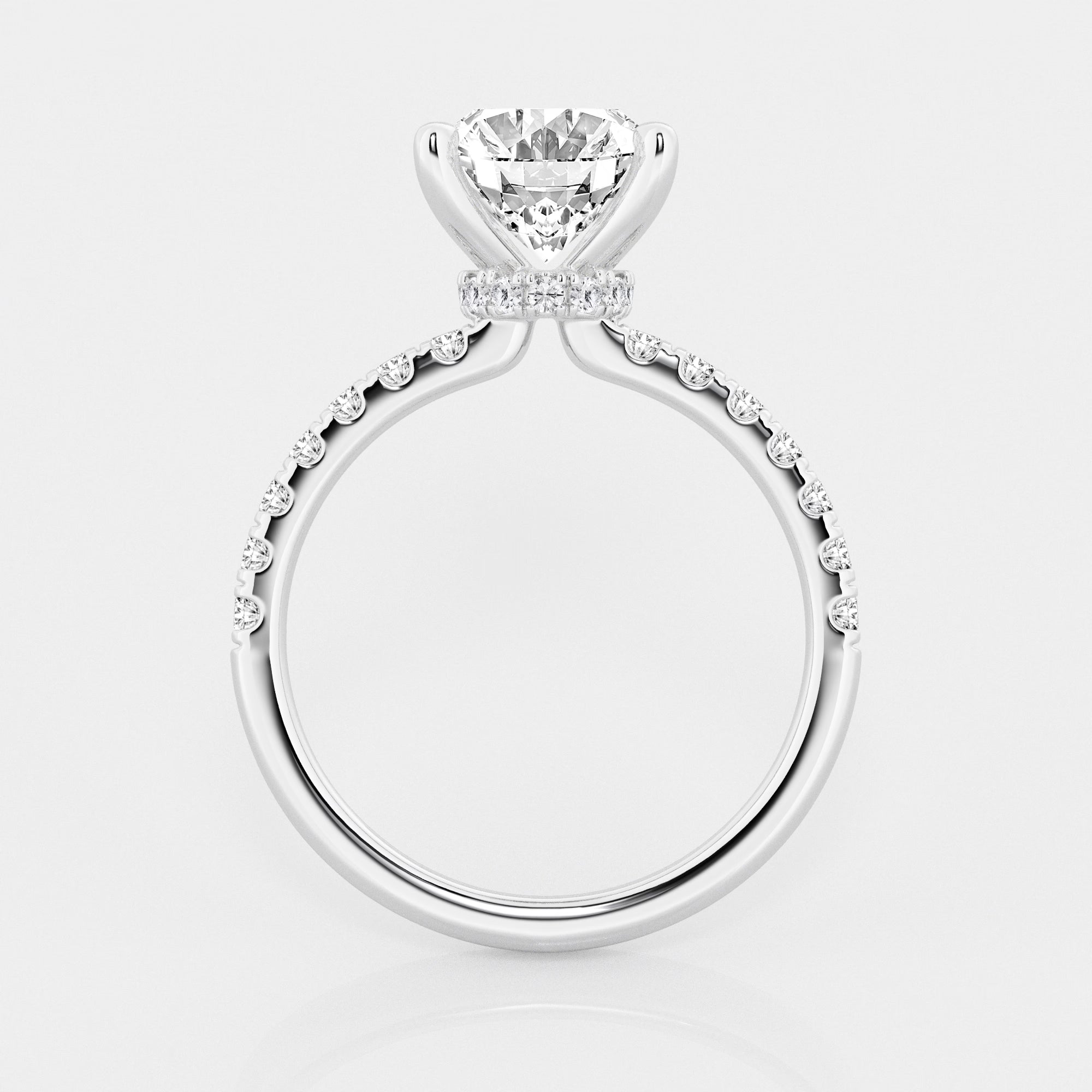 Oval Cut Solitaire Engagement Ring