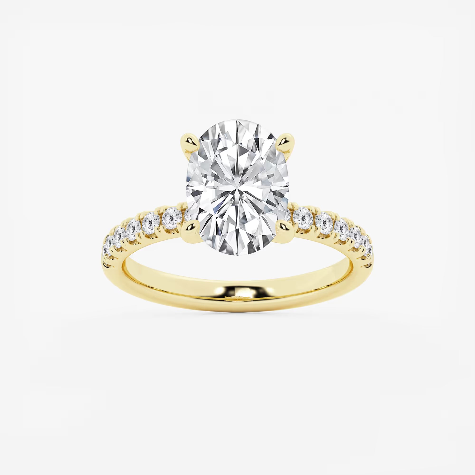 Oval Cut Solitaire Engagement Ring