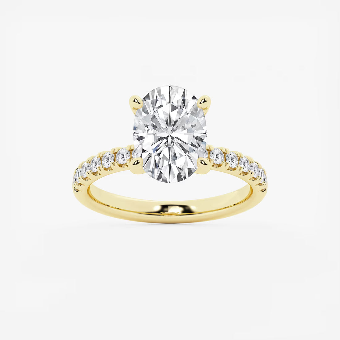 Oval Cut Solitaire Engagement Ring