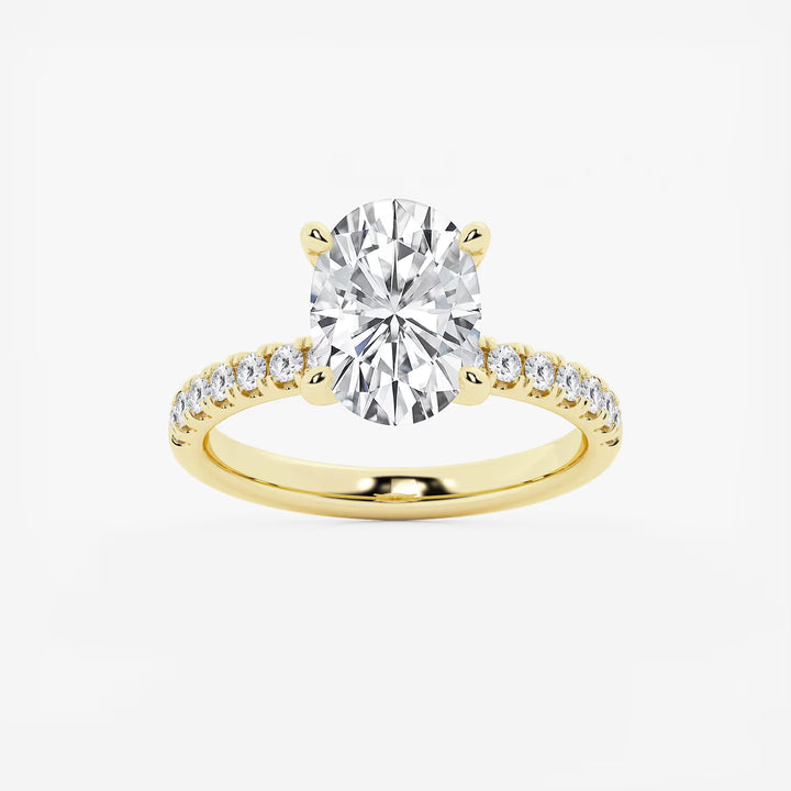 Oval Cut Solitaire Engagement Ring