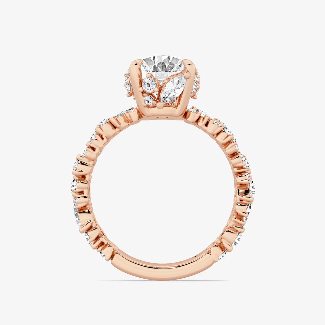 Oval Lab Grown Diamond Engagement Ring