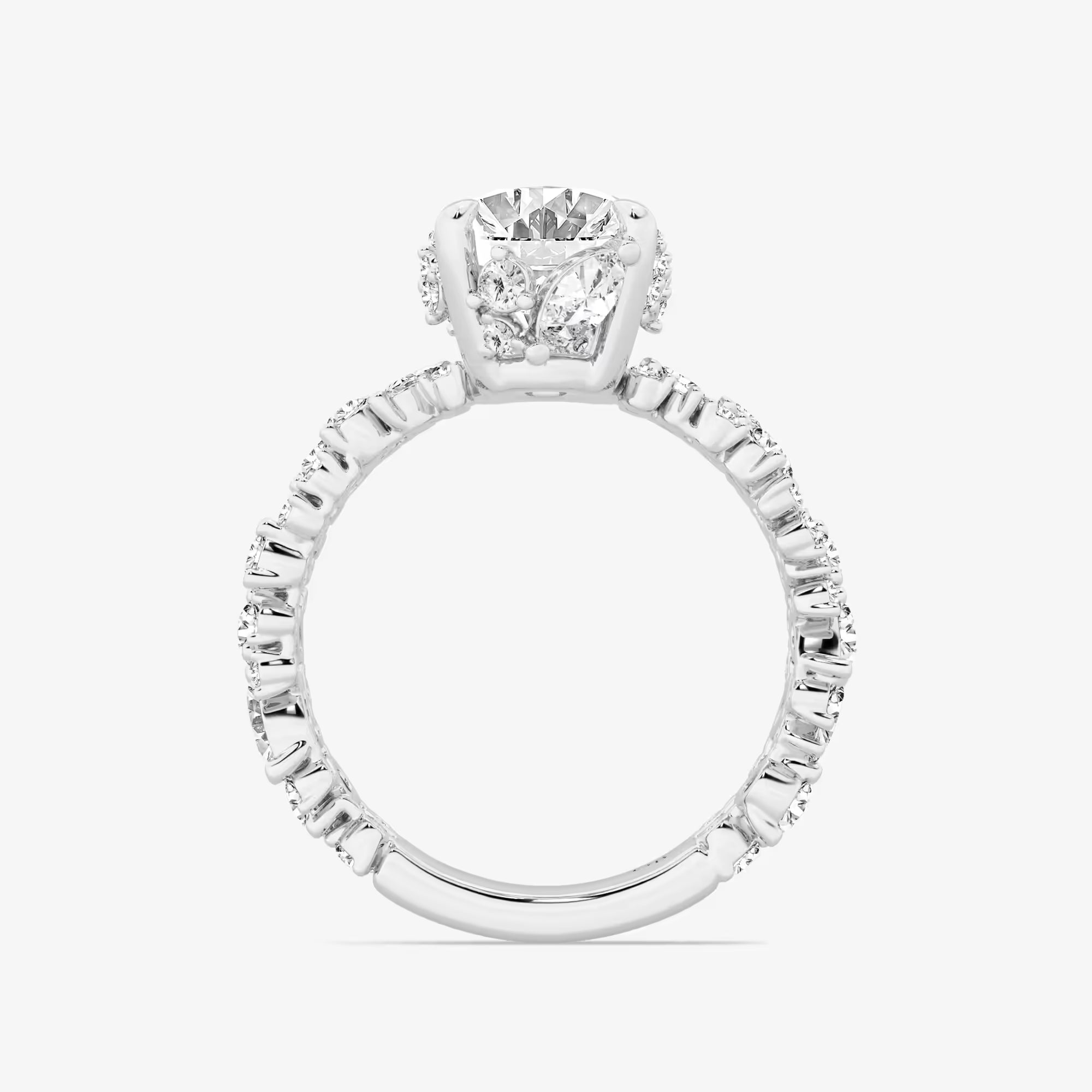 Oval Lab Grown Diamond Engagement Ring