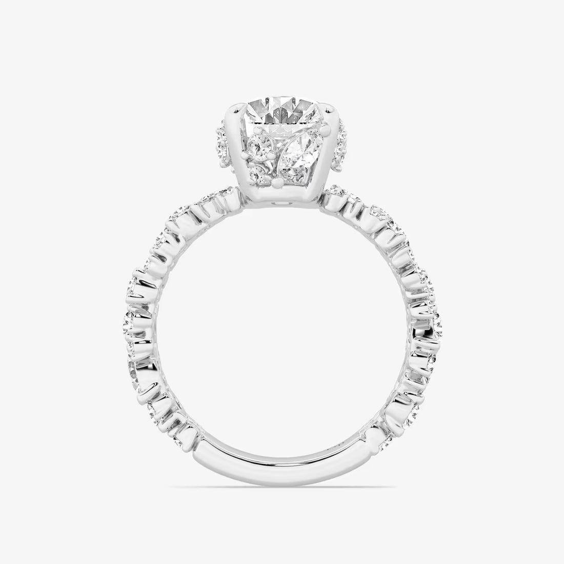 Oval Lab Grown Diamond Engagement Ring