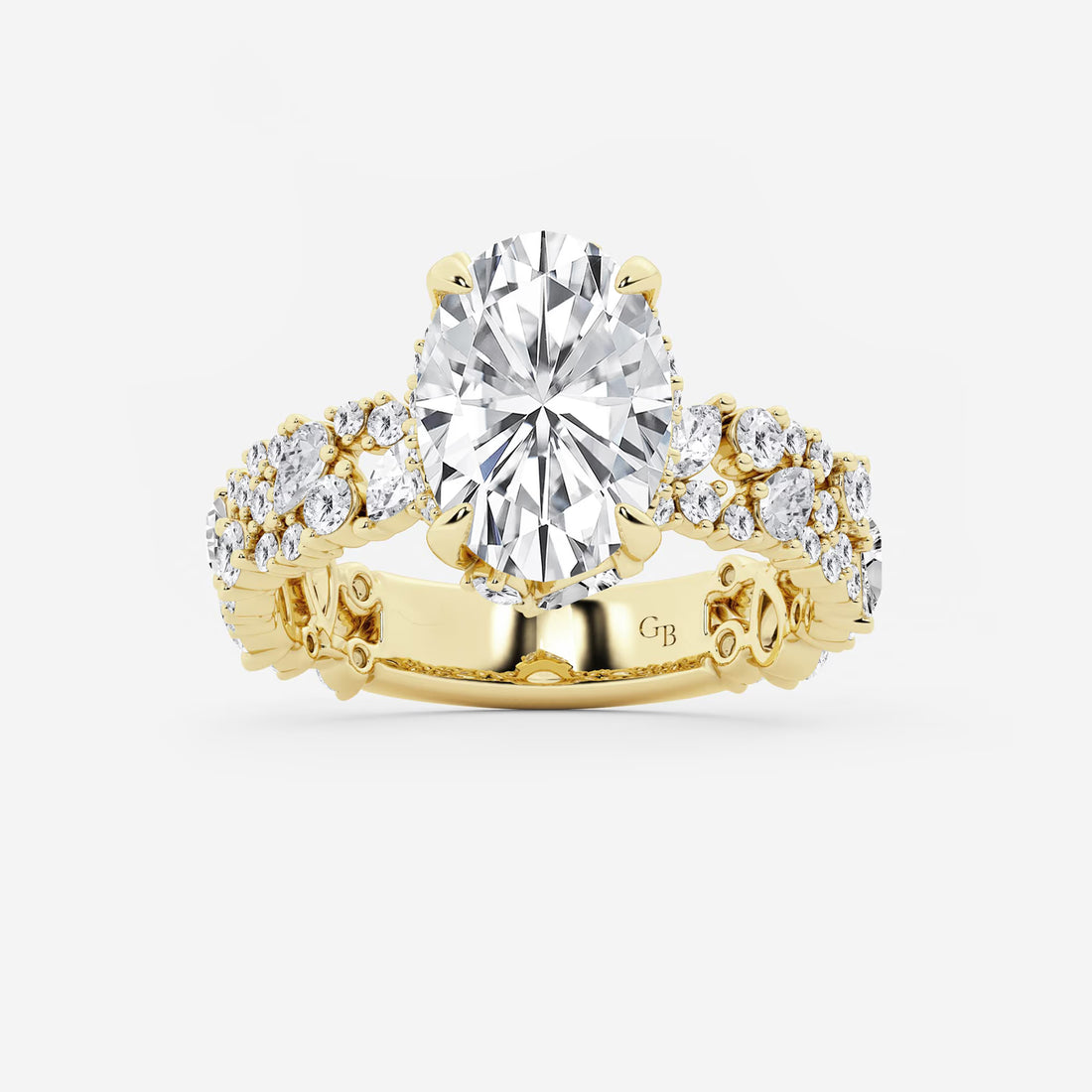 Oval Lab Grown Diamond Engagement Ring
