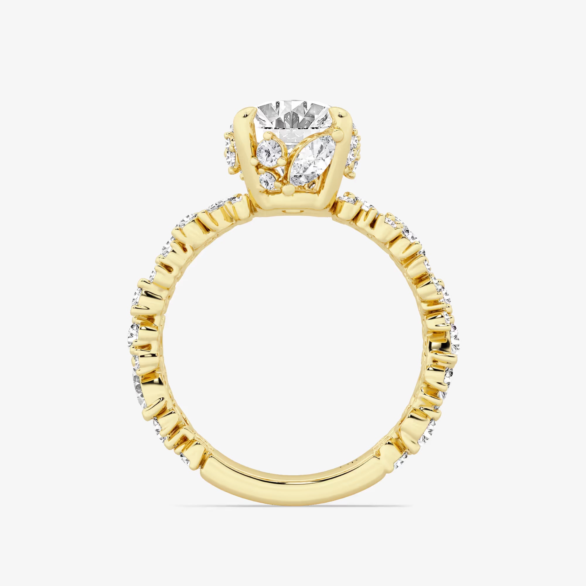 Oval Lab Grown Diamond Engagement Ring