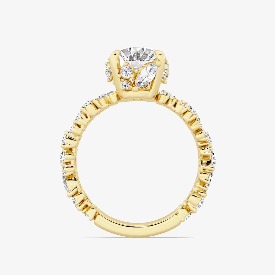 Oval Lab Grown Diamond Engagement Ring