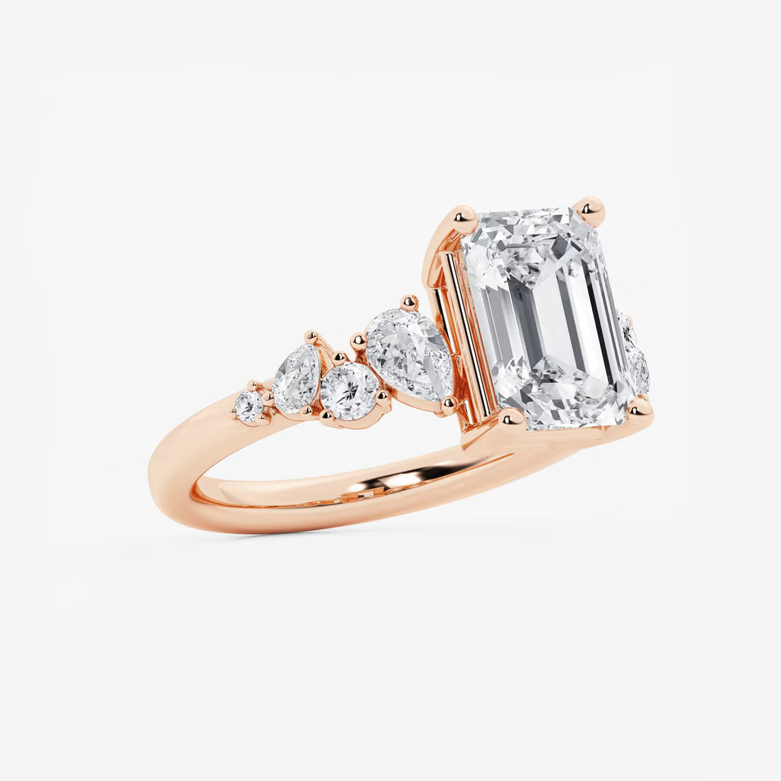 Emerald Cut Engagement Ring