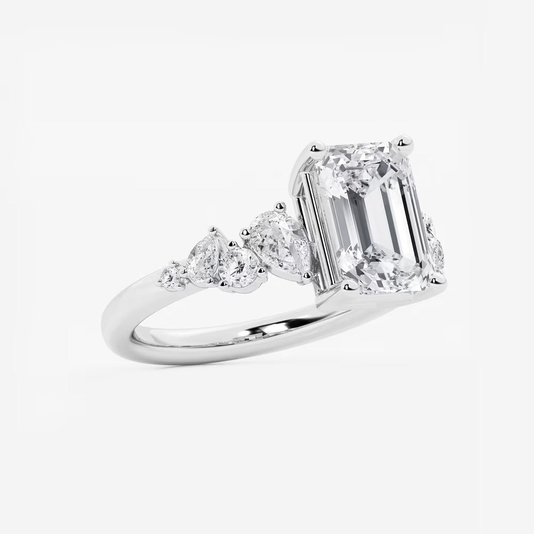 Emerald Cut Engagement Ring