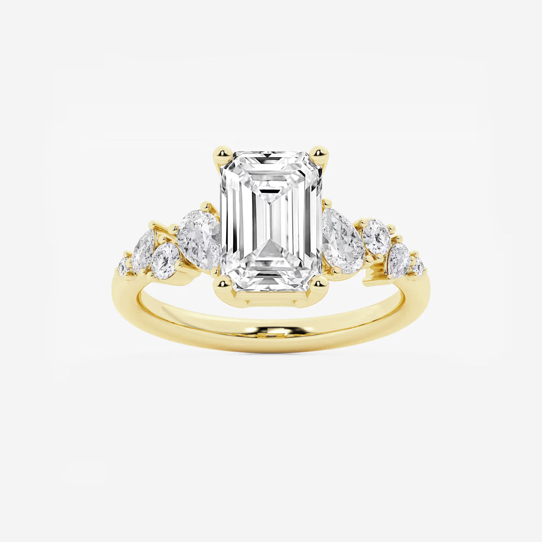 Emerald Cut Engagement Ring