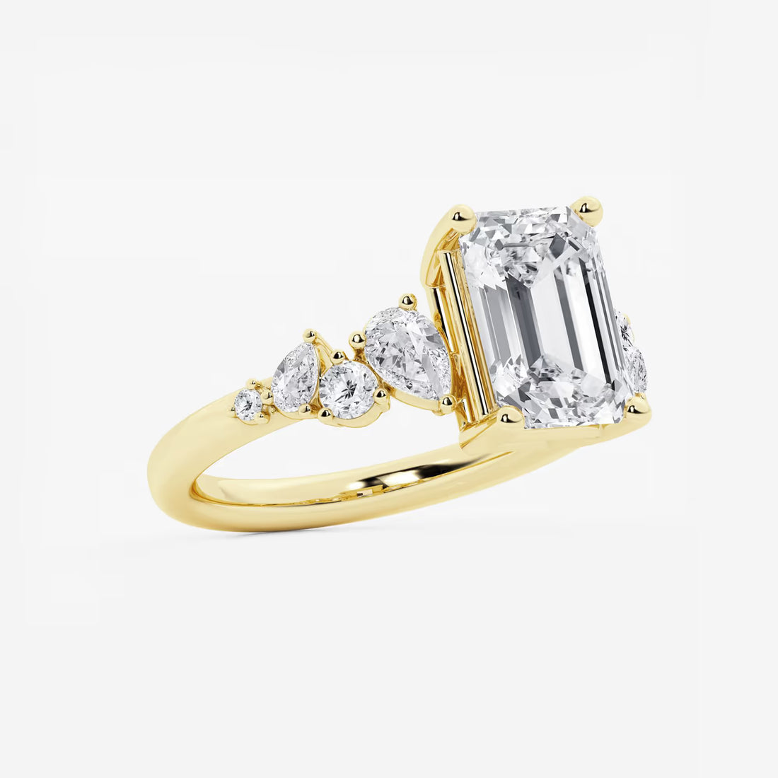 Emerald Cut Engagement Ring