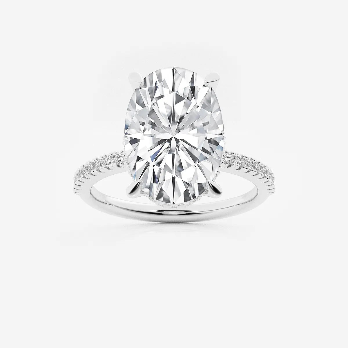 Oval Cut Solitaire Engagement Ring