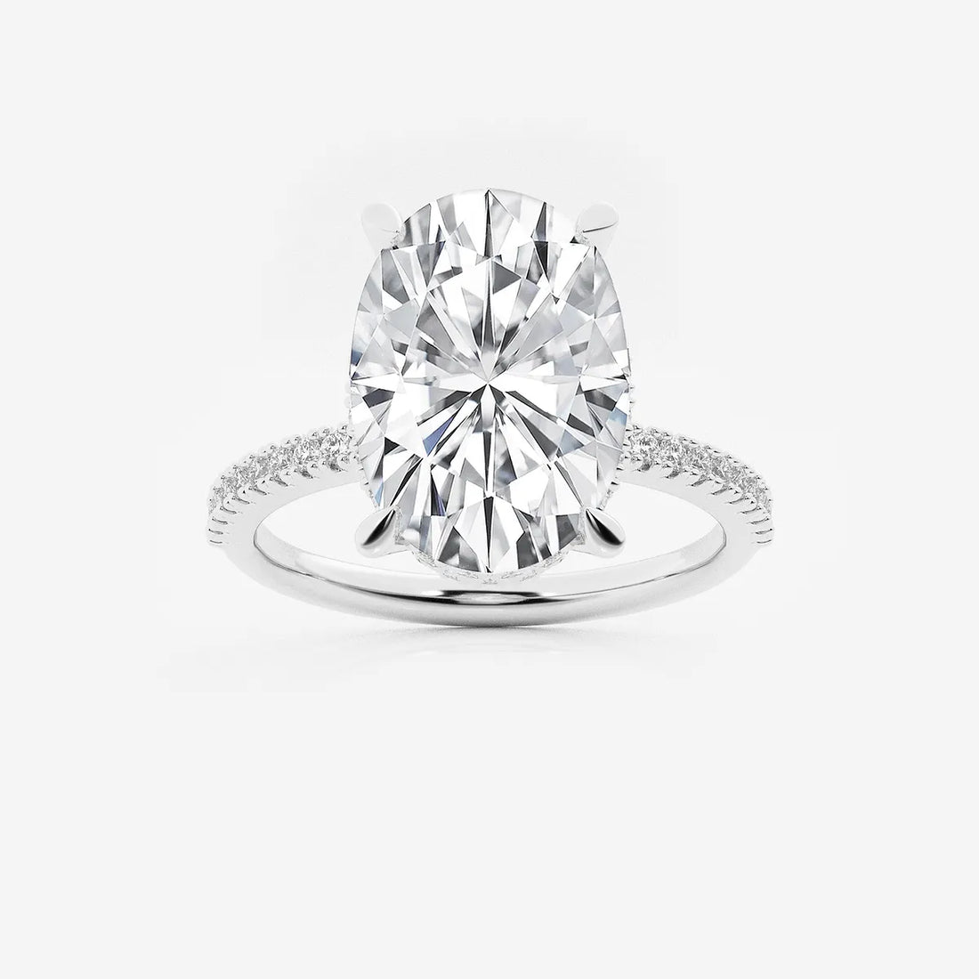 Oval Cut Solitaire Engagement Ring
