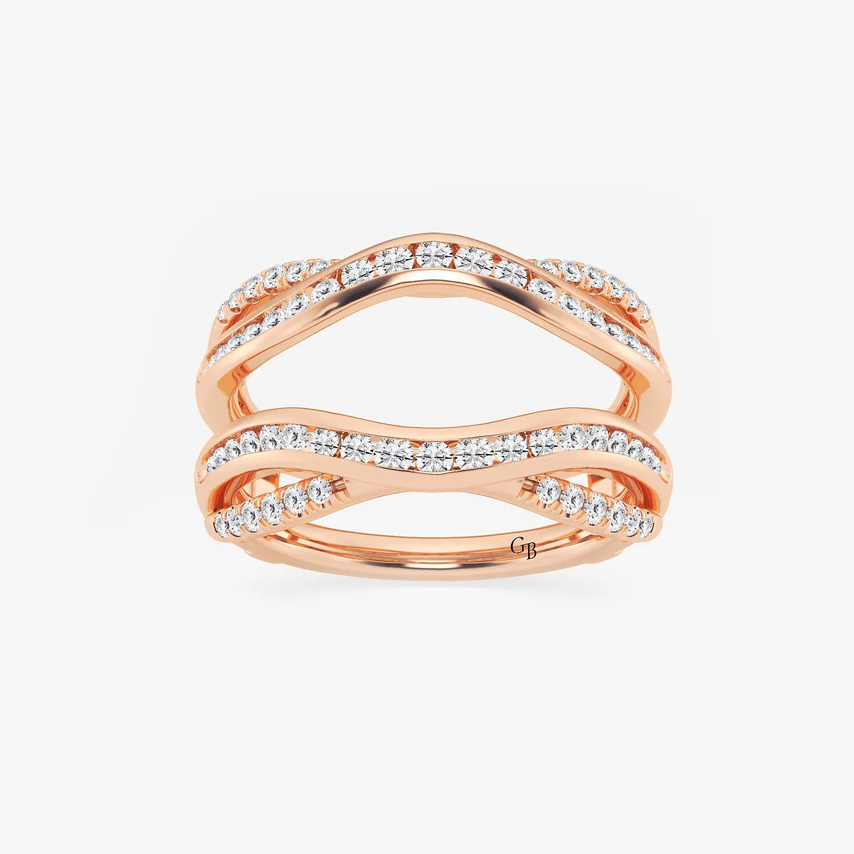 Channélia Round Lab-Grown Diamond Channel Set Ring Enhancer