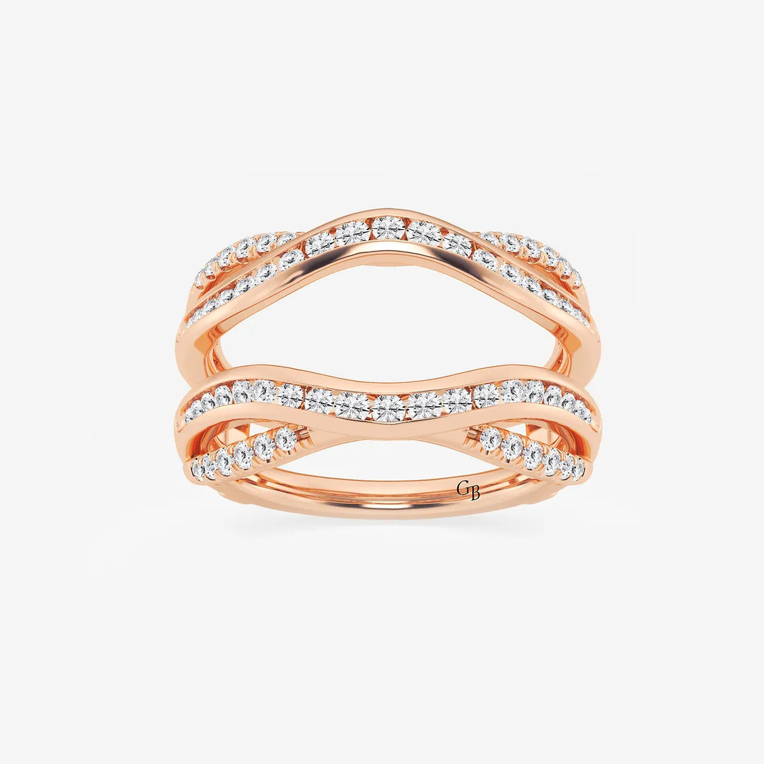 Channélia Round Lab-Grown Diamond Channel Set Ring Enhancer