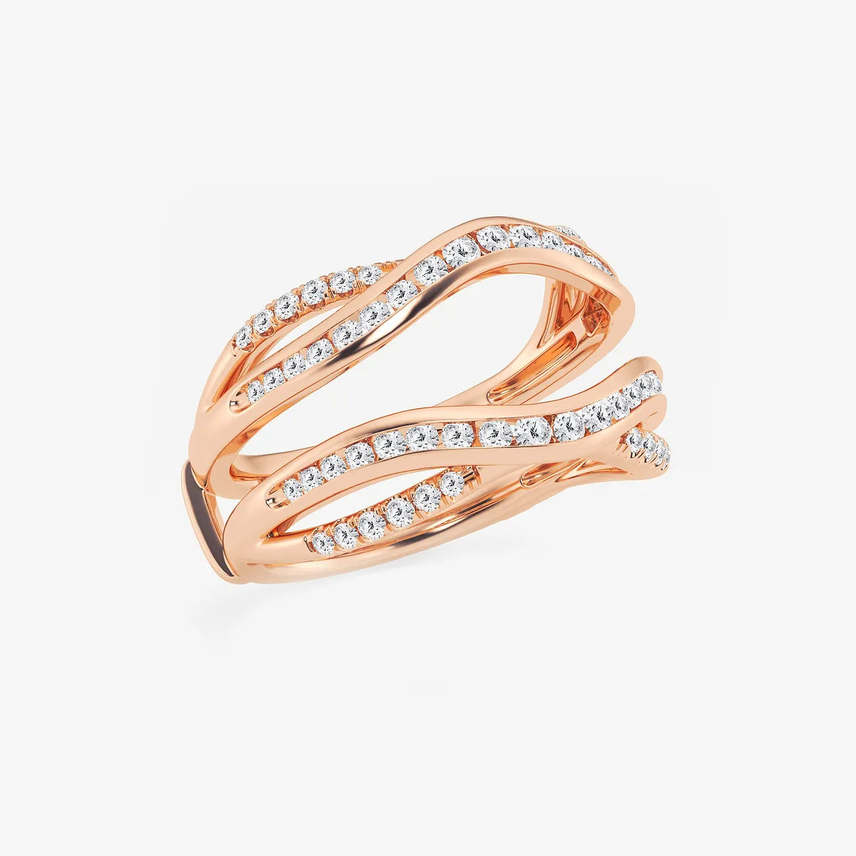 Channélia Round Lab-Grown Diamond Channel Set Ring Enhancer