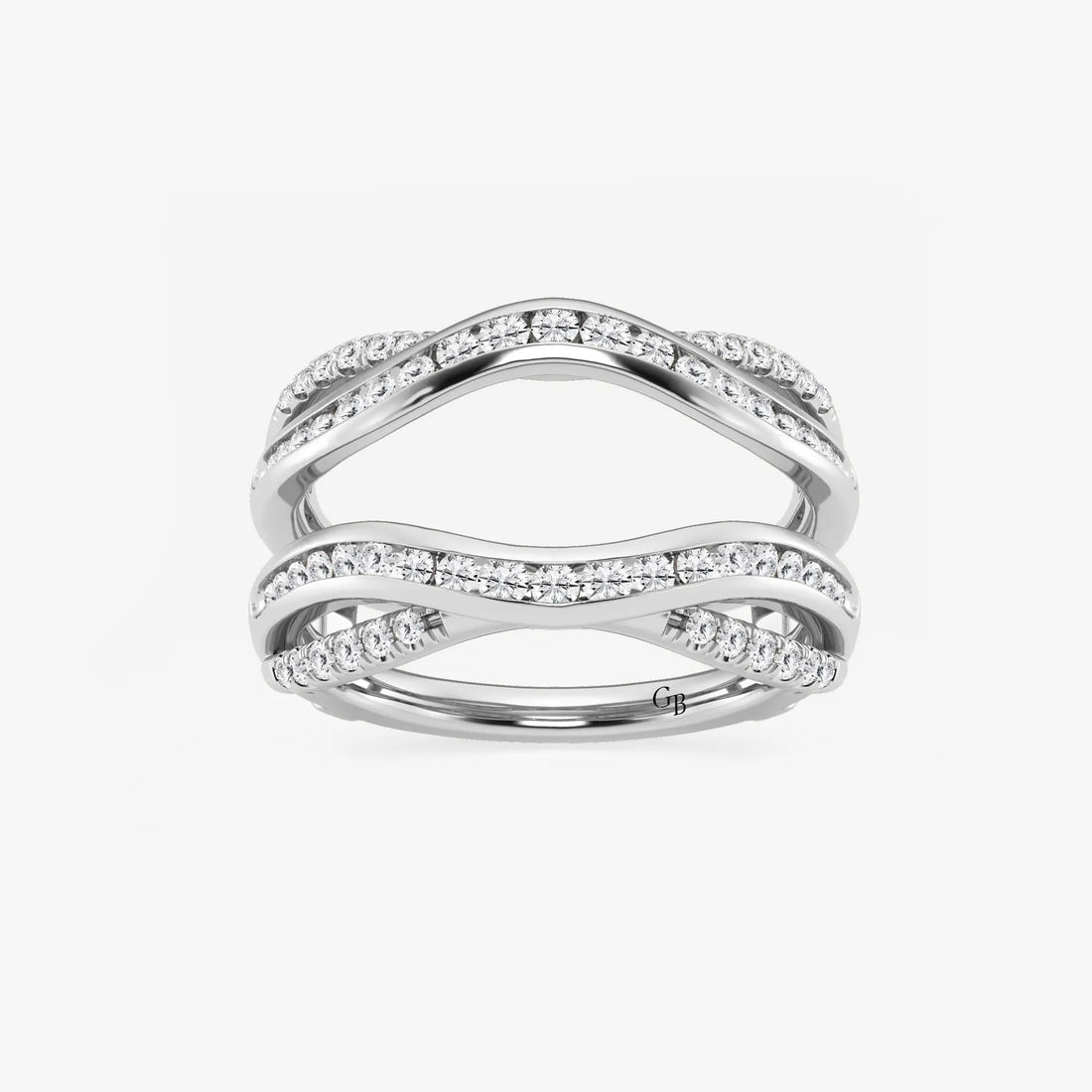 Channélia Round Lab-Grown Diamond Channel Set Ring Enhancer
