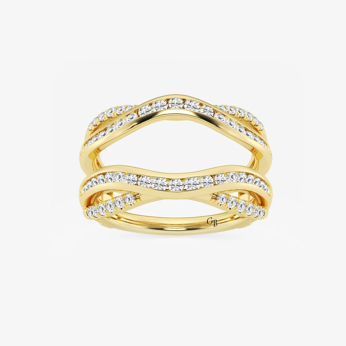 Channélia Round Lab-Grown Diamond Channel Set Ring Enhancer