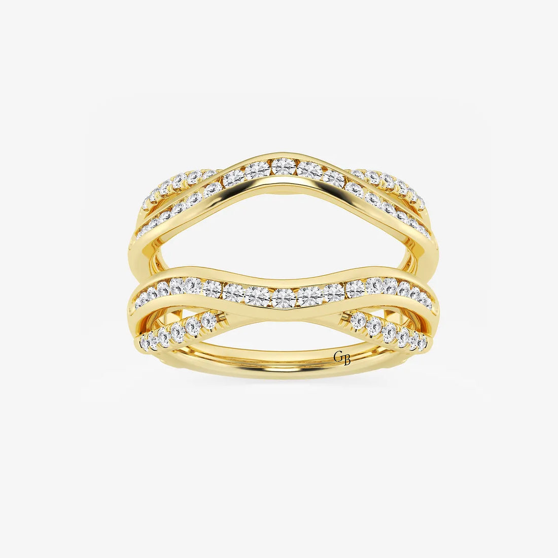 Channélia Round Lab-Grown Diamond Channel Set Ring Enhancer