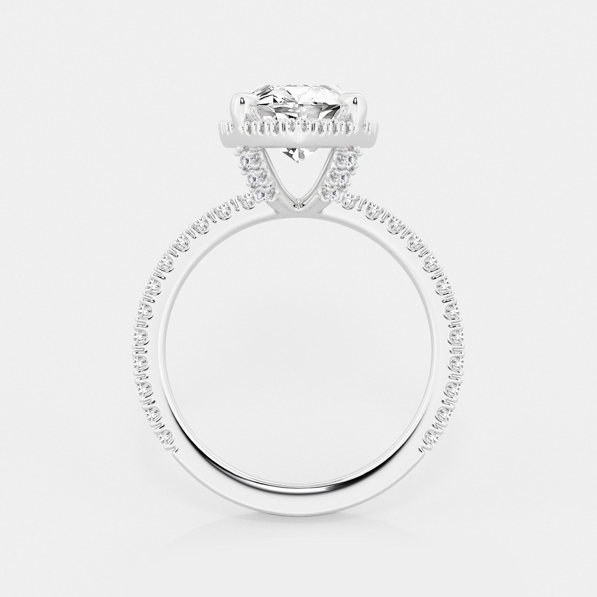 Aurielle Marquise Lab-Grown Diamond Halo Engagement Ring