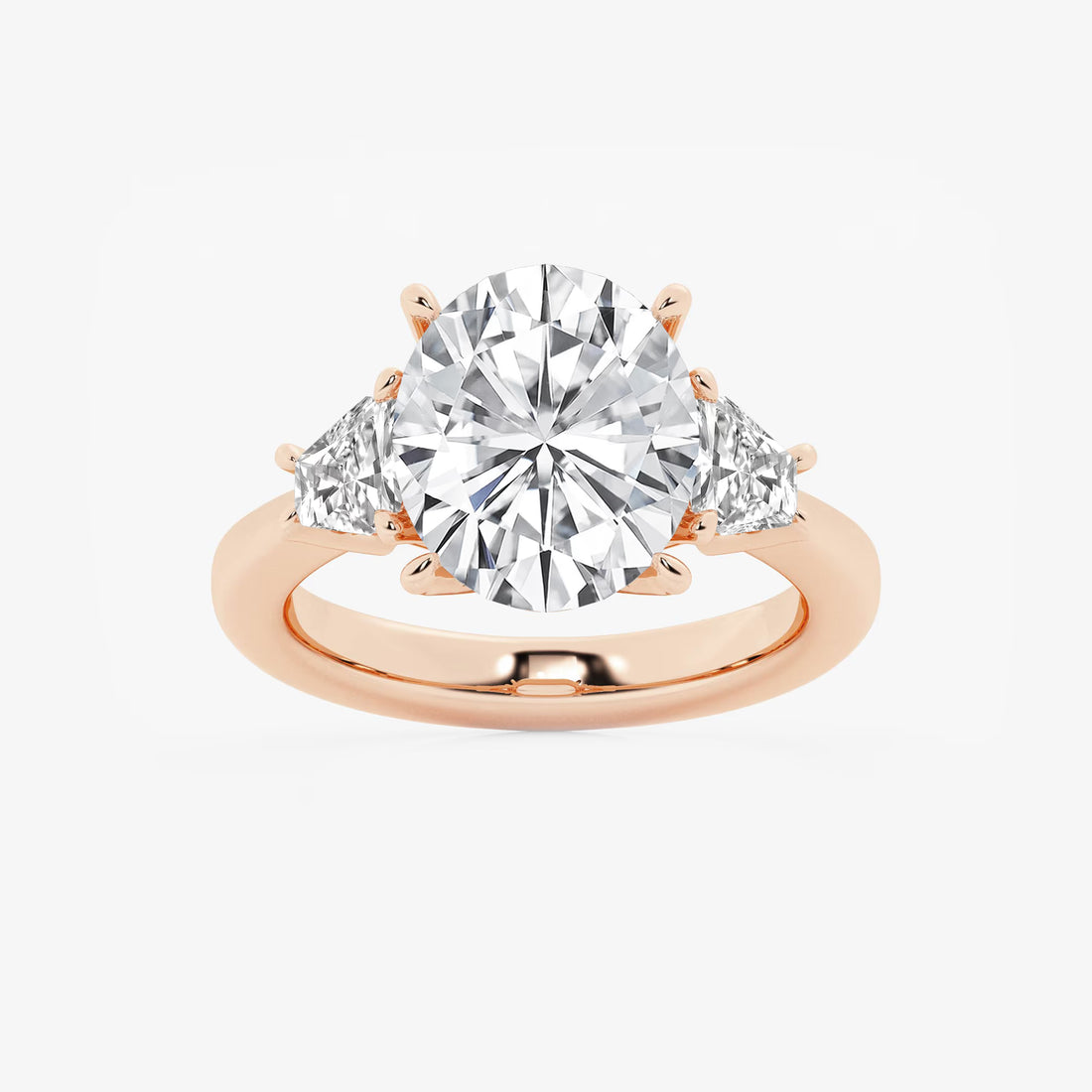 Classic Oval Cut Lab-Grown Diamond Solitaire Engagement Ring