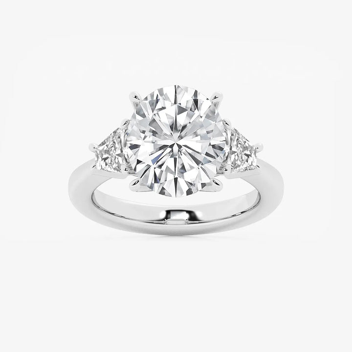 Classic Oval Cut Lab-Grown Diamond Solitaire Engagement Ring