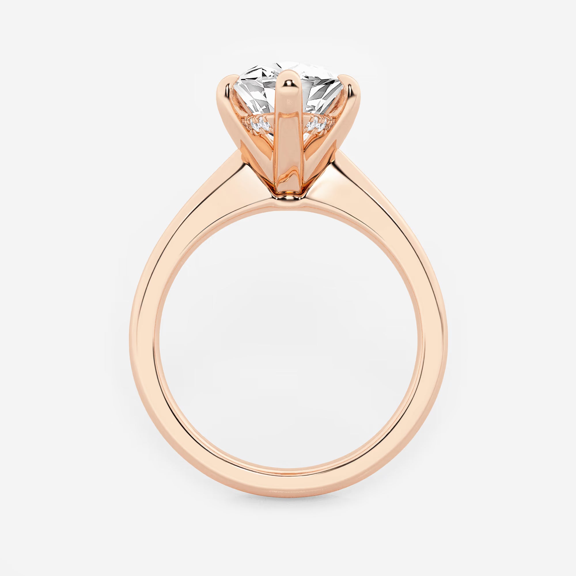 Elysia Marquise Lab-Grown Diamond Hidden Halo Engagement Ring