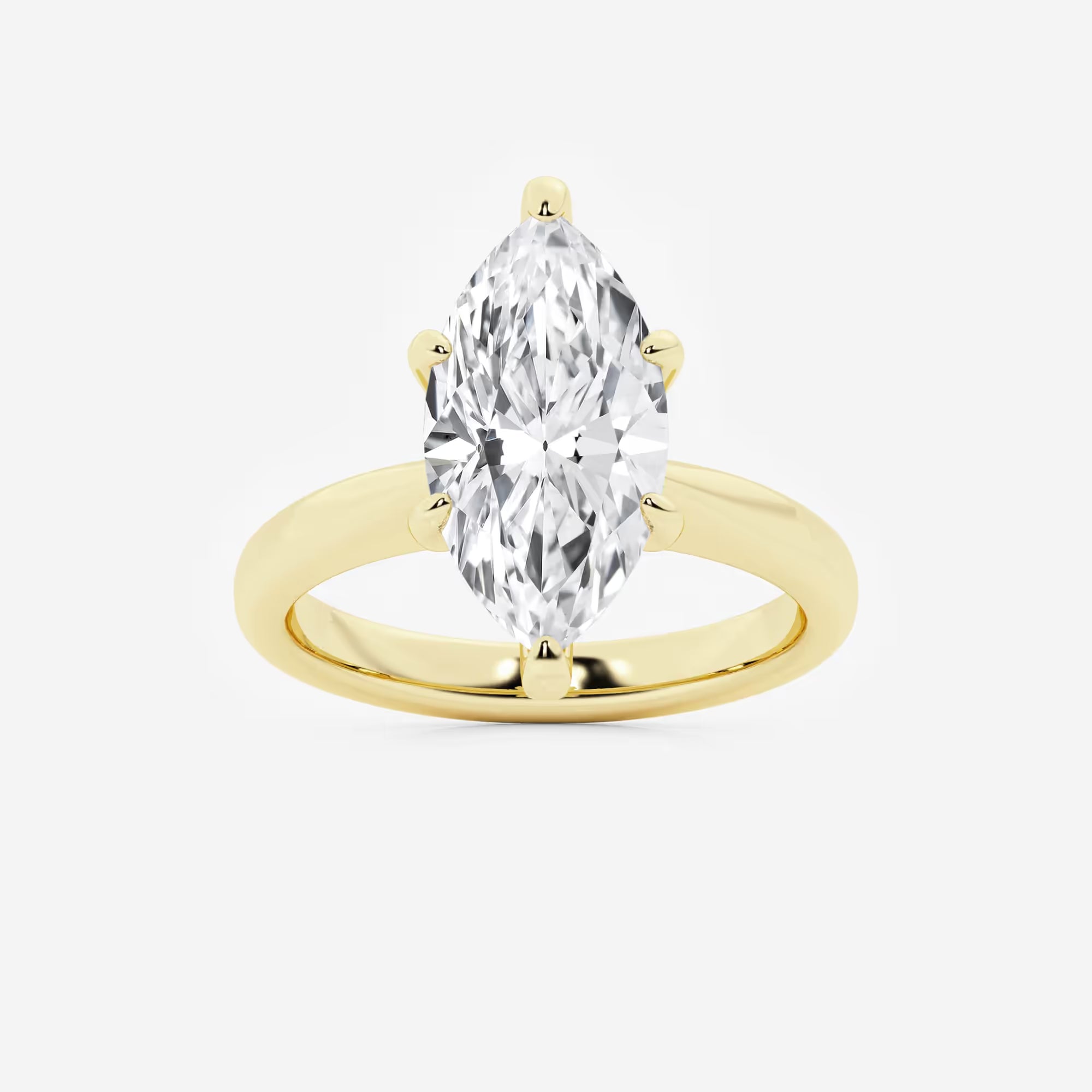 Elysia Marquise Lab-Grown Diamond Hidden Halo Engagement Ring