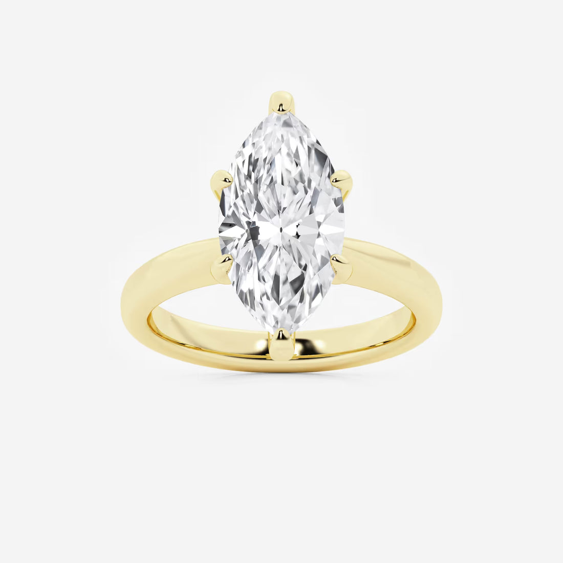 Elysia Marquise Lab-Grown Diamond Hidden Halo Engagement Ring