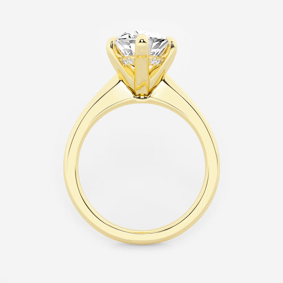 Elysia Marquise Lab-Grown Diamond Hidden Halo Engagement Ring